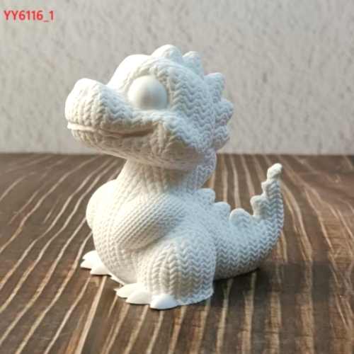 YY6116 Sevimli Dinazor Biblo Mum Silikon Kalıp